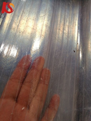 Plaque de toiture en FRP, surface lisse, panneaux renforcés en fibre de verre ondulée pour matériaux de solution de toiture