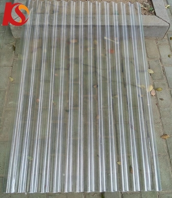 Couche de protection UV 50um T840 tôle de toiture en polycarbonate ondulé pour tôle de polycarbonate transparente et panneaux PC transparents