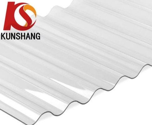 Couche de protection UV 50um T840 tôle de toiture en polycarbonate ondulé pour tôle de polycarbonate transparente et panneaux PC transparents