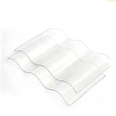 Panneau solaire transparent Shed Serre ondes ondulées PC en polycarbonate ondulée feuille pour le toit largeur 930mm