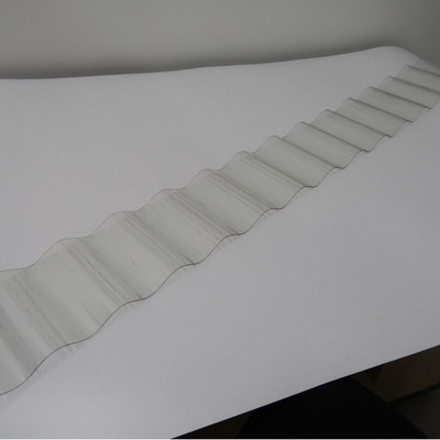 Panneau solaire transparent Shed Serre ondes ondulées PC en polycarbonate ondulée feuille pour le toit largeur 930mm