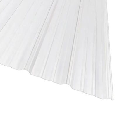 Faisceau de toiture en polycarbonate hautement brillant pour toiture ondulée 720 mm Largeur et conception écologique Densité 1,2 G/m3