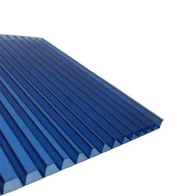 Protection contre la pluie brune haute brillante en plastique feuilles creuses en polycarbonate avec épaisseur de matériau durable 4 mm-40 mm