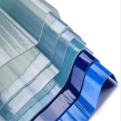 T840 Système d'éclairage du jour Carreaux de toiture en fibre de verre en plastique Hoja durable De FRP longueur de la feuille Faire à la demande du client