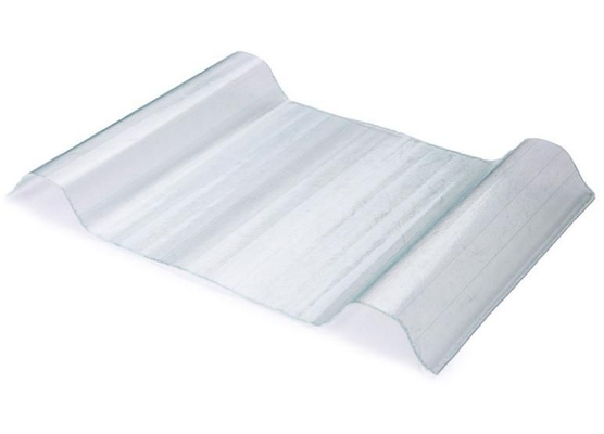 T840 Système d'éclairage du jour Carreaux de toiture en fibre de verre en plastique Hoja durable De FRP longueur de la feuille Faire à la demande du client