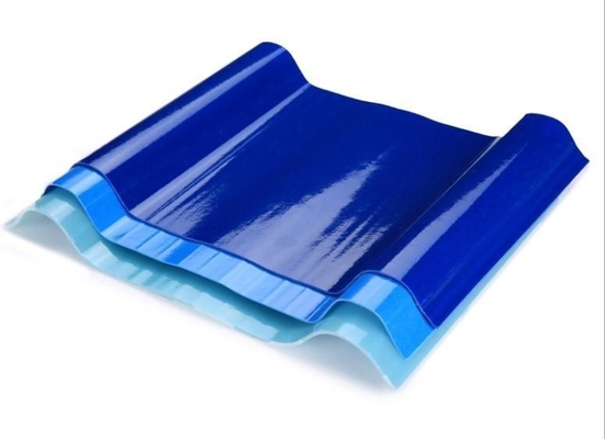Économies Carreaux de toiture en polymère renforcés de fibres de verre Plaque de toiture en FRP avec une longueur personnalisée Fabriqué à la demande des clients