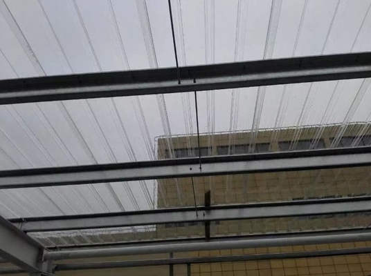 Économies Carreaux de toiture en polymère renforcés de fibres de verre Plaque de toiture en FRP avec une longueur personnalisée Fabriqué à la demande des clients