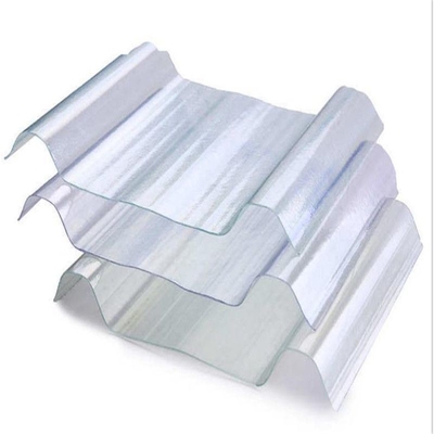 Économies Carreaux de toiture en polymère renforcés de fibres de verre Plaque de toiture en FRP avec une longueur personnalisée Fabriqué à la demande des clients