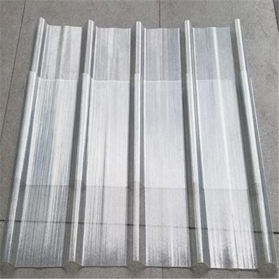 Épaisseur personnalisée 0,8 mm-3,0 mm FRP tôle de toiture transparente ondulée pour la solution de toiture