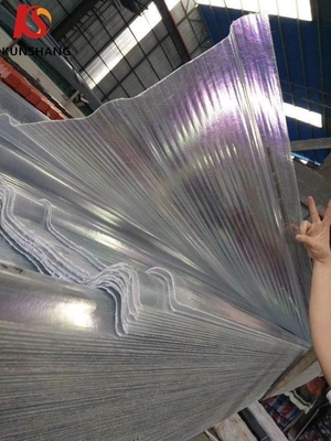 Épaisseur personnalisée 0,8 mm-3,0 mm FRP tôle de toiture transparente ondulée pour la solution de toiture