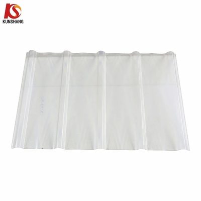 Épaisseur personnalisée 0,8 mm-3,0 mm FRP tôle de toiture transparente ondulée pour la solution de toiture
