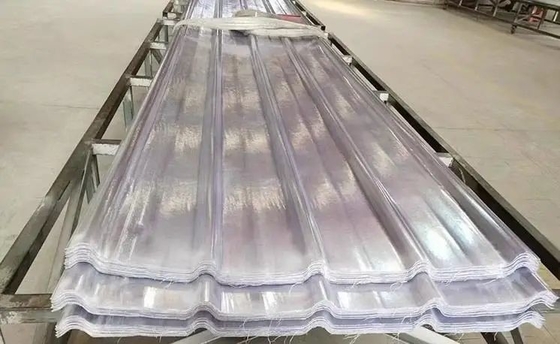 Longueur réalisée par les clients Demande de panneau de toit de puits en fibre de verre anti-corrosion