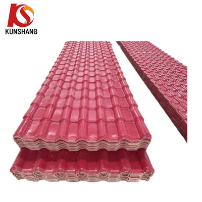 Carreaux de toiture en PVC espagnol ignifuges carreaux de toiture en plastique feuilles