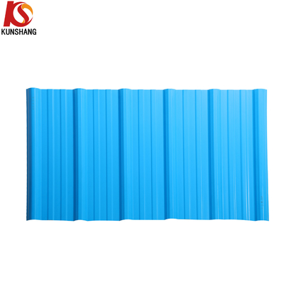 Couleur UPVC plaque de toiture ondulée en plastique Carreaux de toiture pour usine chimique