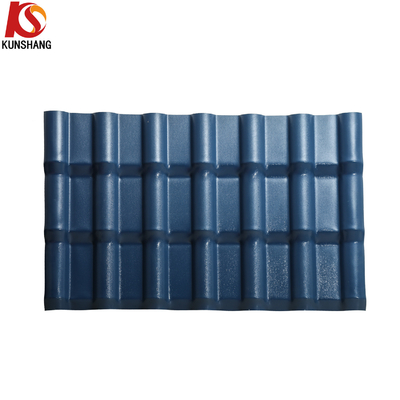 Toiture en PVC en résine synthétique de style espagnol ignifuge/carreaux de toiture/feuille/couverture